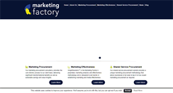 Desktop Screenshot of marketing-factory.co.uk